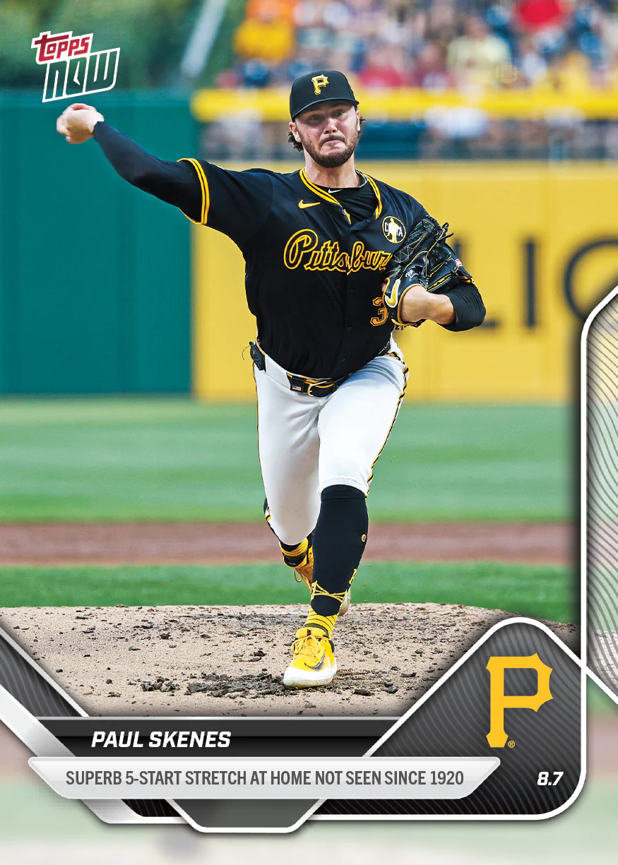 2025 Topps Now #531 Paul Skenes