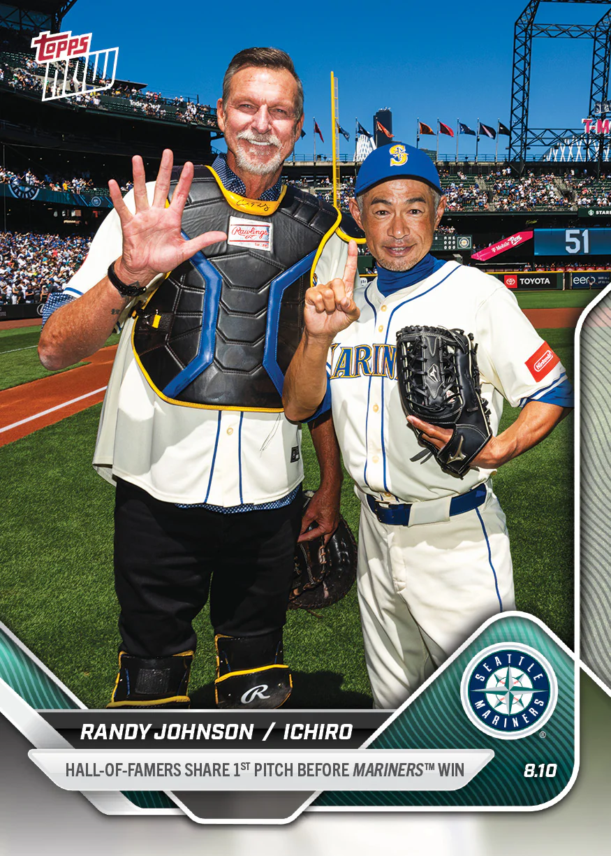 2025 Topps Now #542 Randy Johnson / Ichiro
