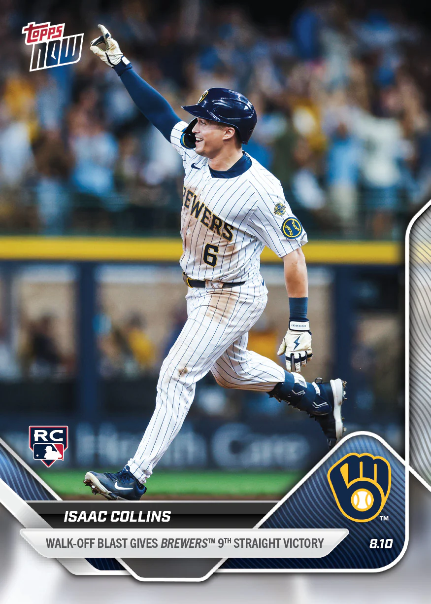 2025 Topps Now #545 Isaac Collins