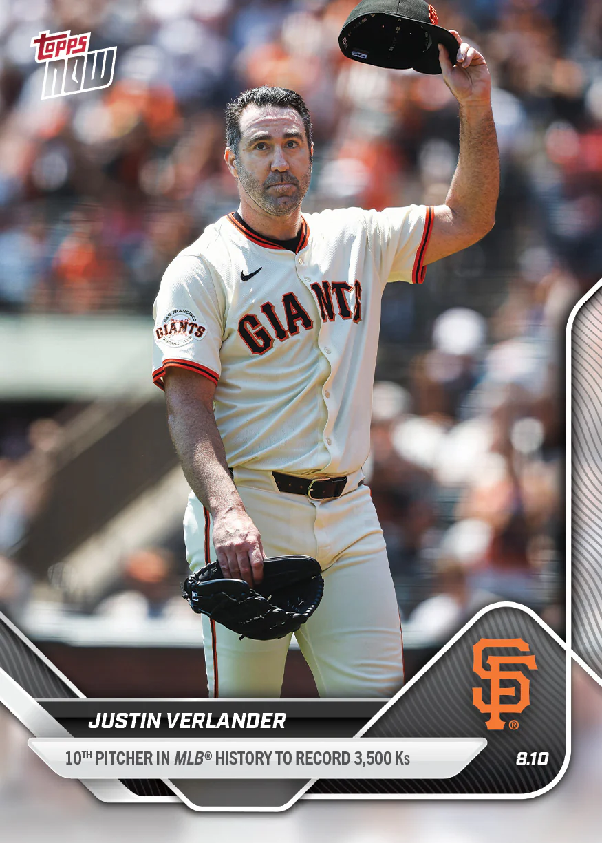 2025 Topps Now #547 Justin Verlander