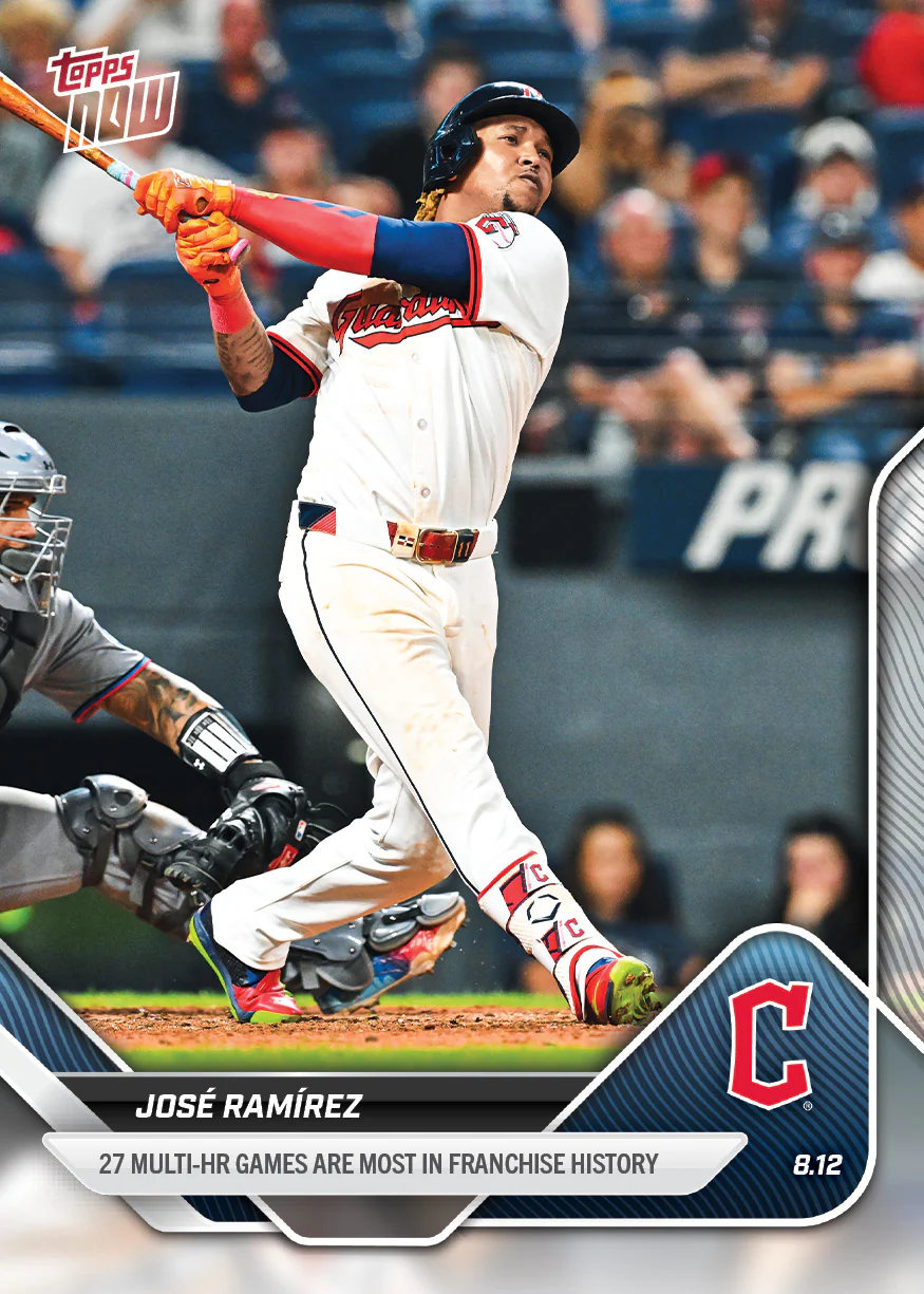 2025 Topps Now #551 Jose Ramirez