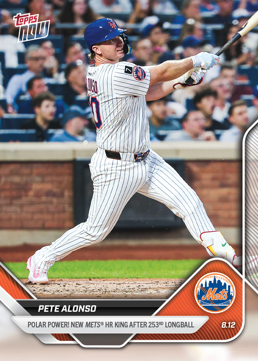 2025 Topps Now #553 Pete Alonso