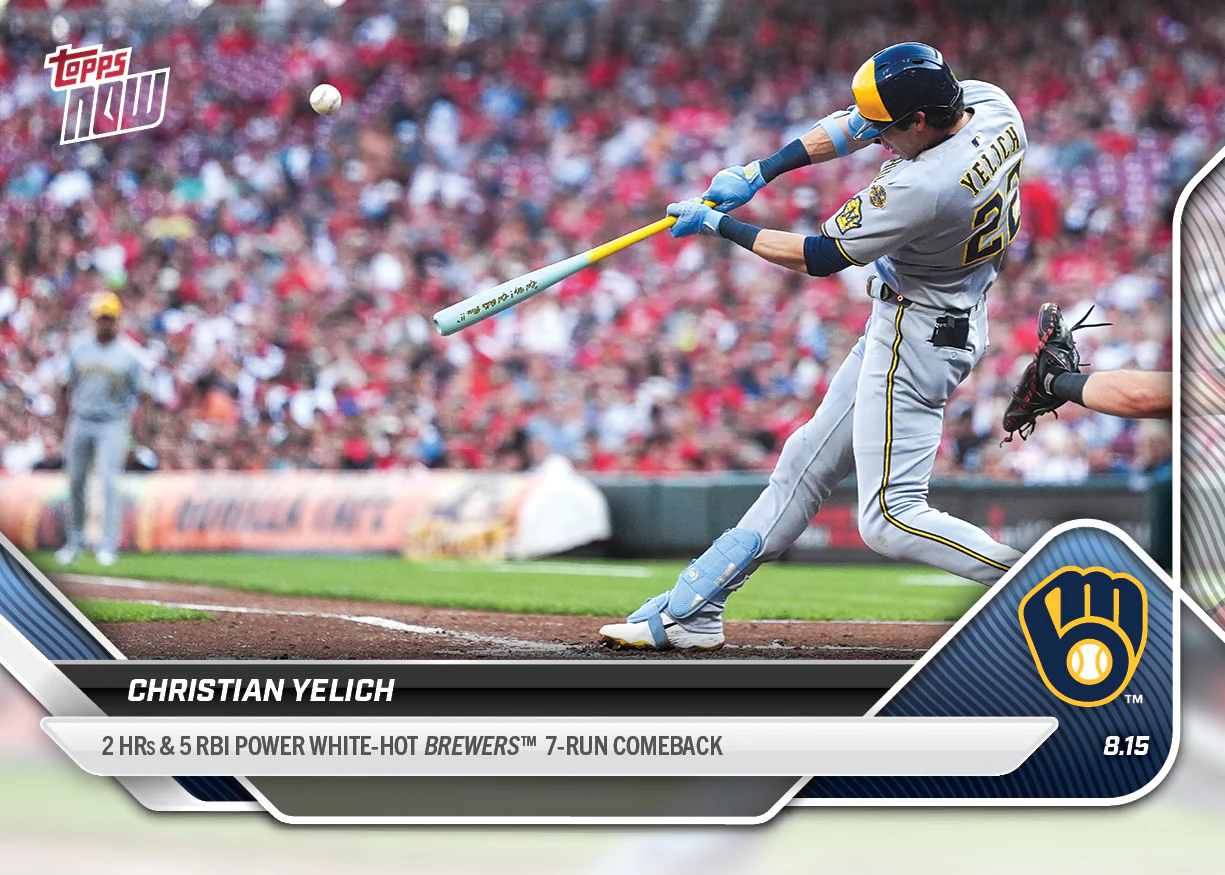 2025 Topps Now #557 Christian Yelich