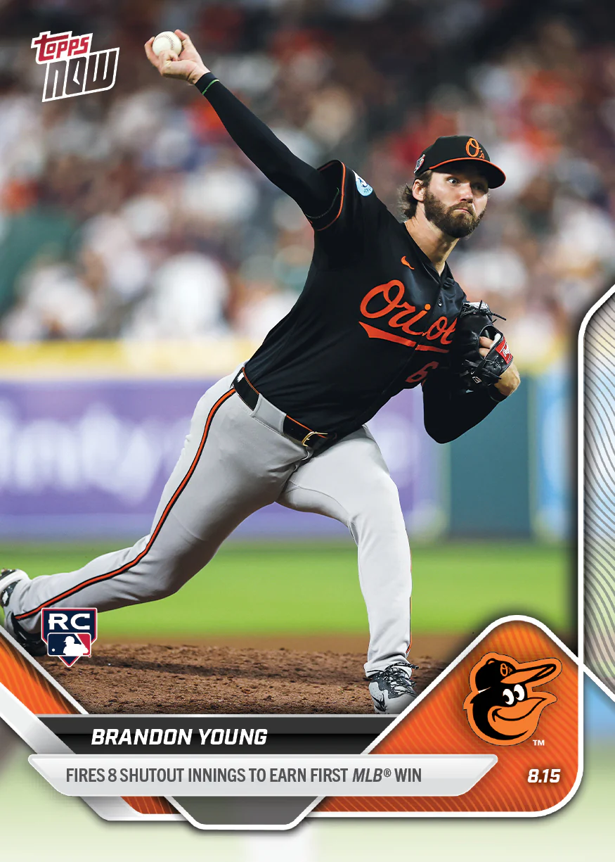 2025 Topps Now #558 Brandon Young