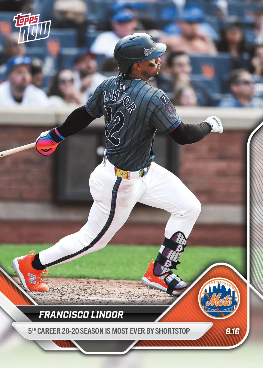 2025 Topps Now #560 Francisco Lindor