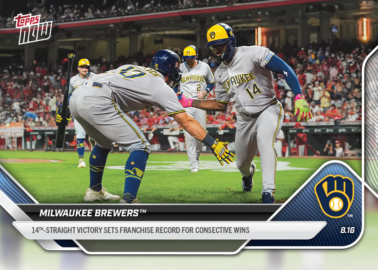 2025 Topps Now #561 Milwaukee Brewers