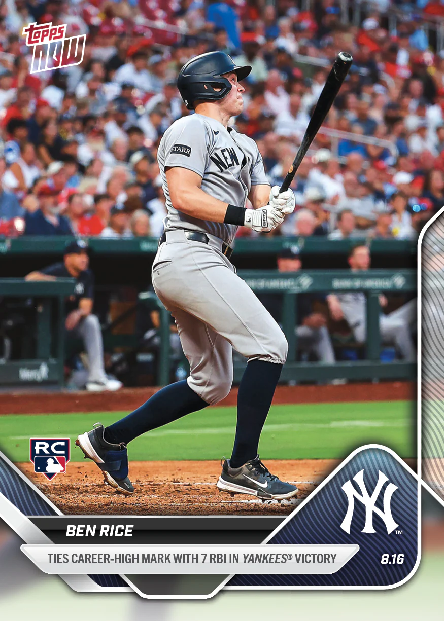 2025 Topps Now #562 Ben Rice