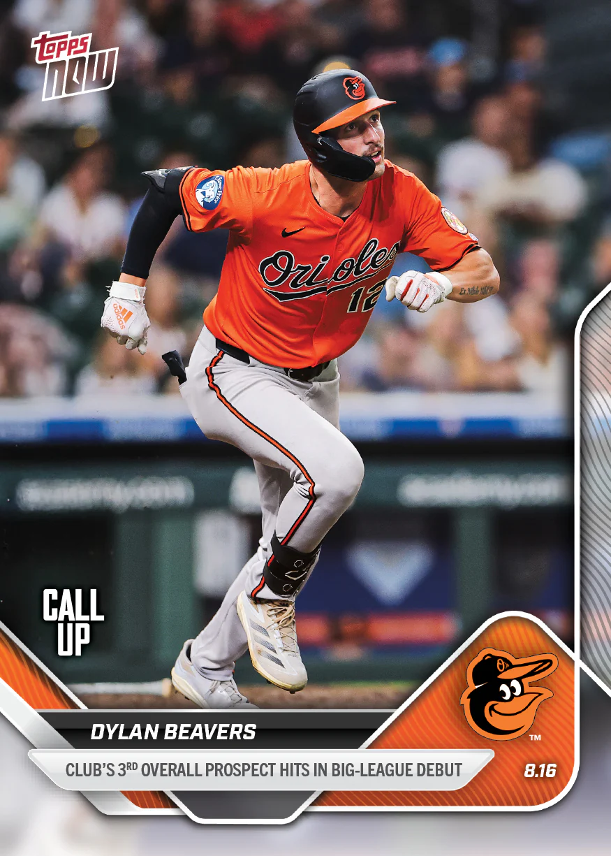 2025 Topps Now #564 Dylan Beavers