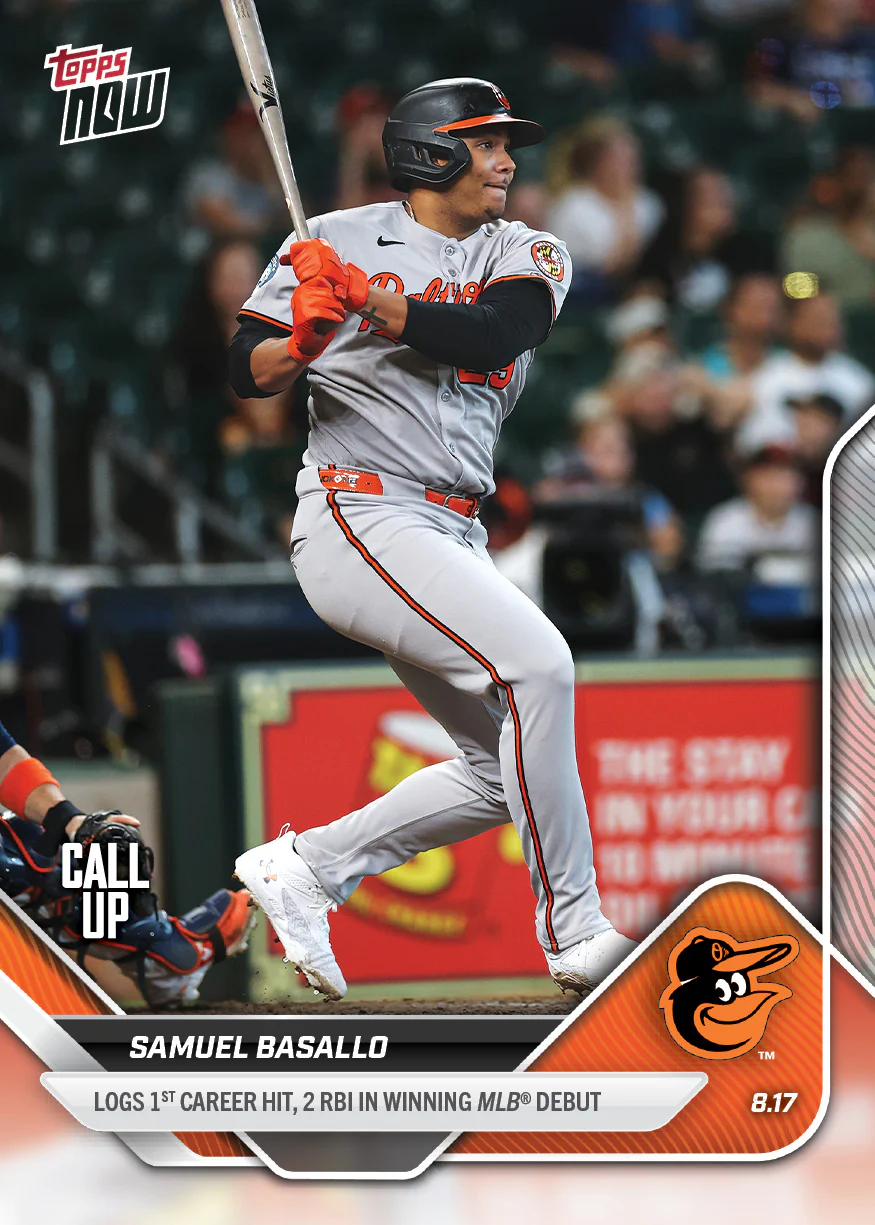 2025 Topps Now #566 Samuel Basallo