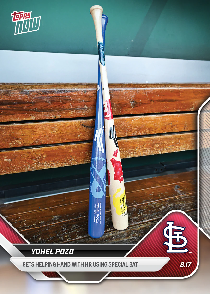 2025 Topps Now #570 Yohel Pozo