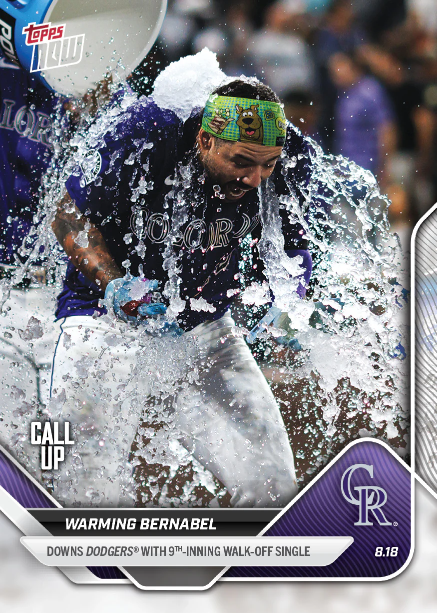 2025 Topps Now #572 Warming Bernabel