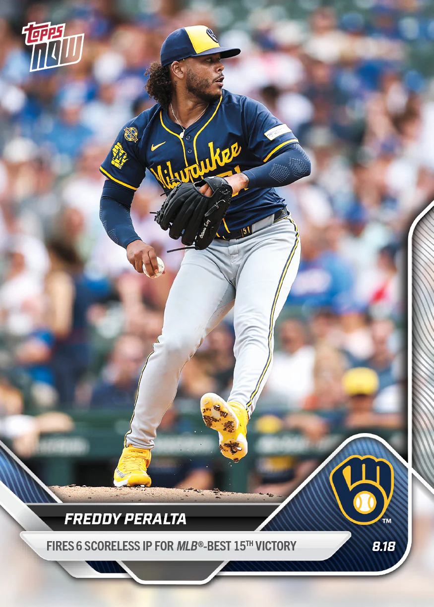 2025 Topps Now #573 Freddy Peralta