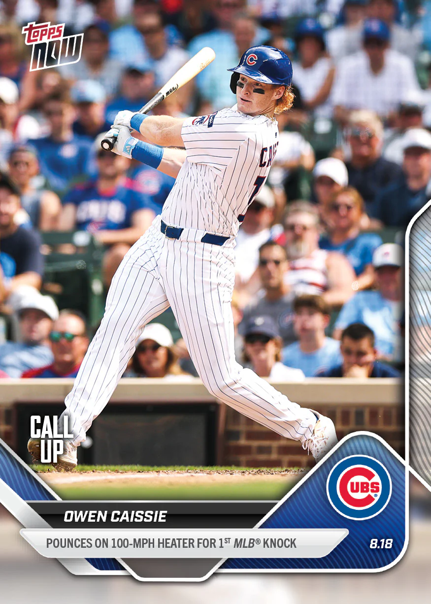 2025 Topps Now #574 Owen Caissie