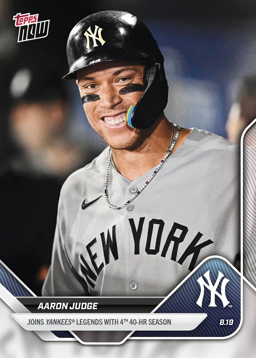 2025 Topps Now #577 Aaron Judge