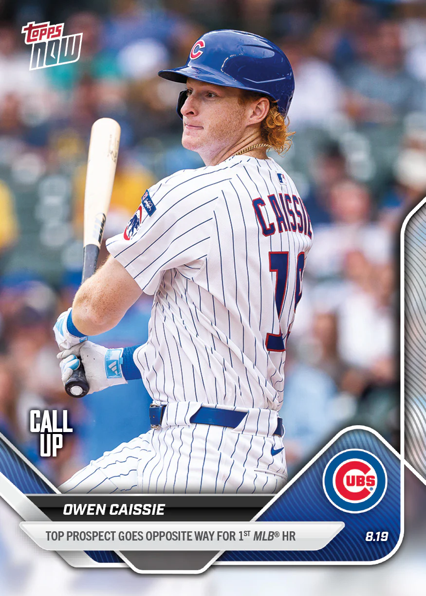 2025 Topps Now #579 Owen Caissie