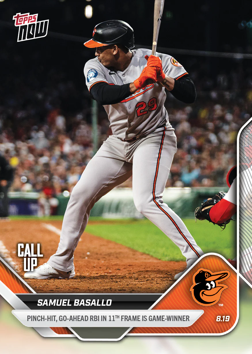 2025 Topps Now #582 Samuel Basallo