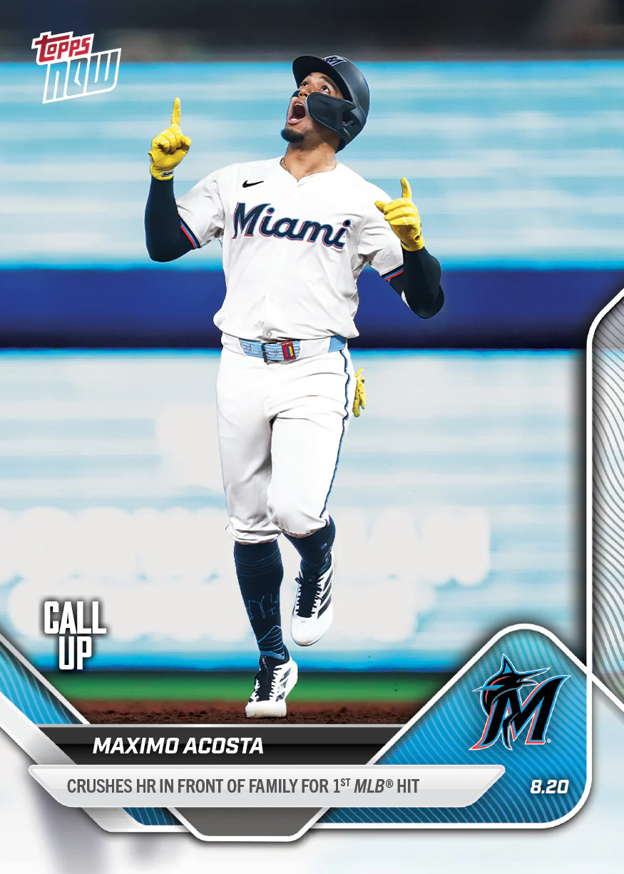 2025 Topps Now #586 Maximo Acosta