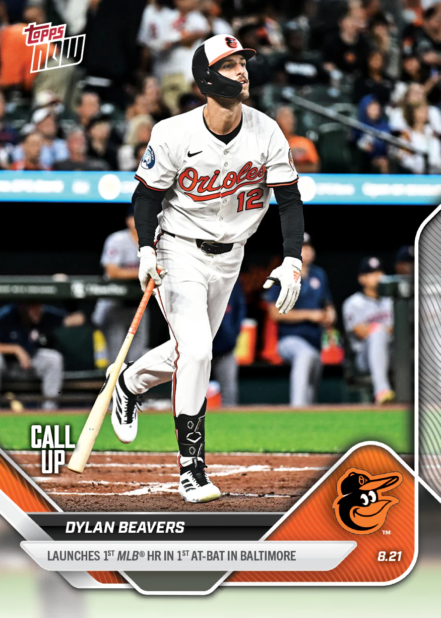 2025 Topps Now #590 Dylan Beavers
