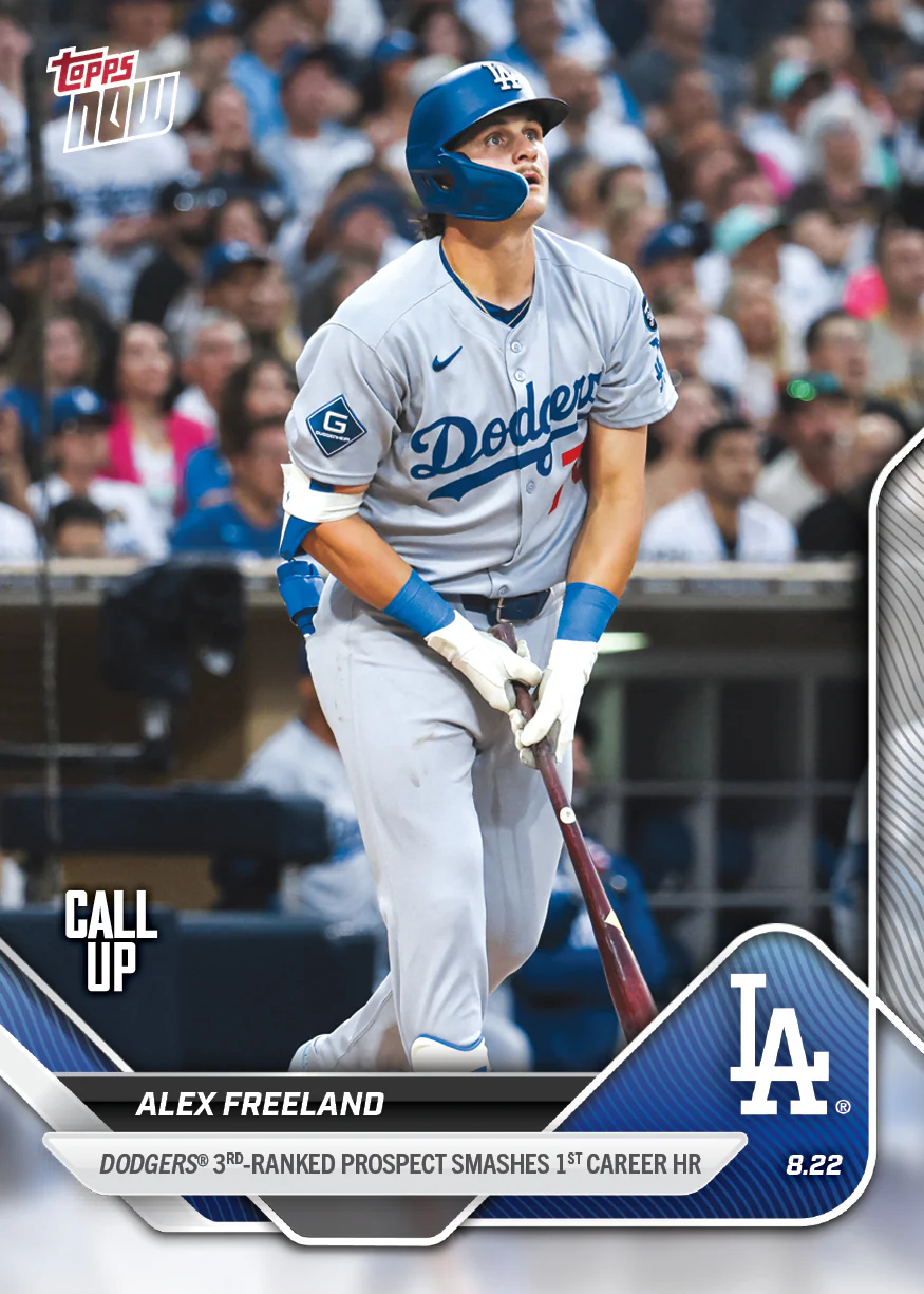 2025 Topps Now #594 Alex Freeland