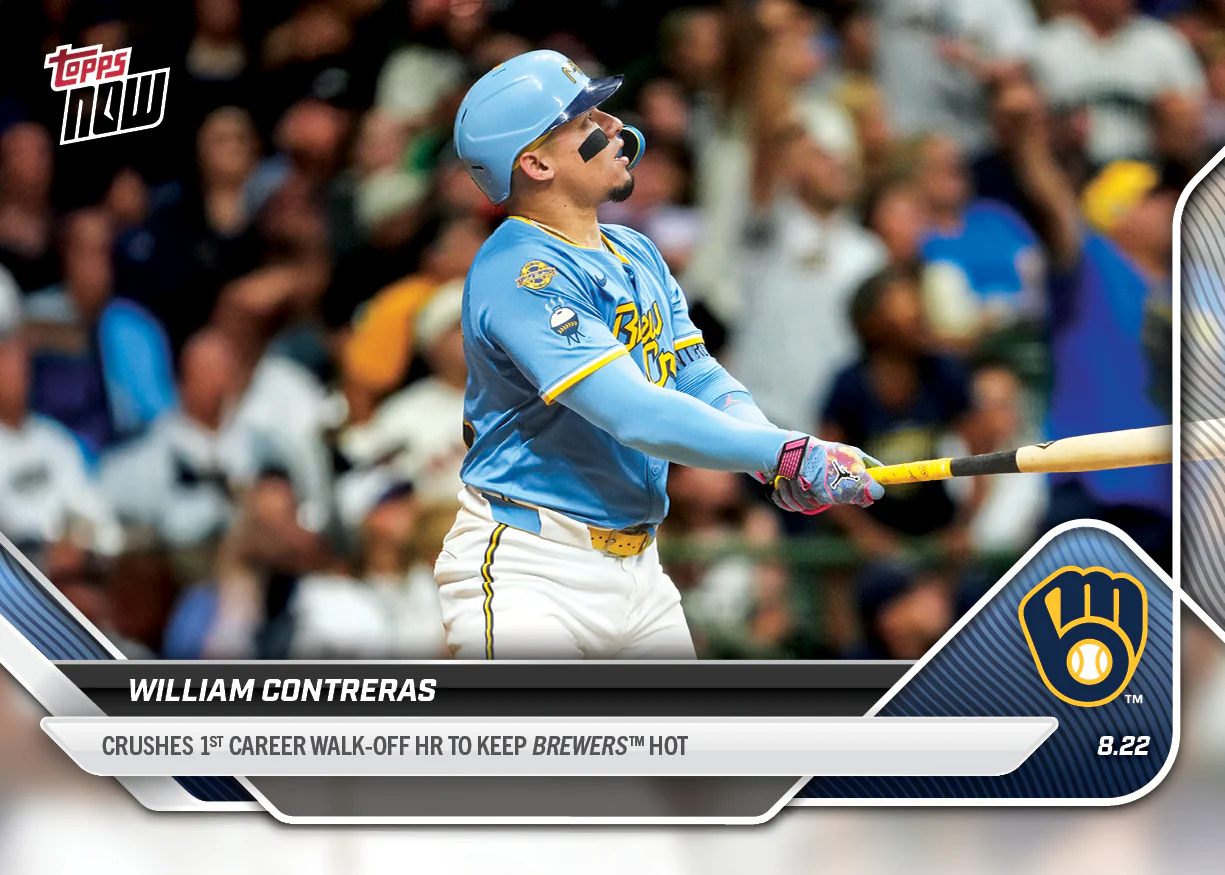 2025 Topps Now #595 William Contreras