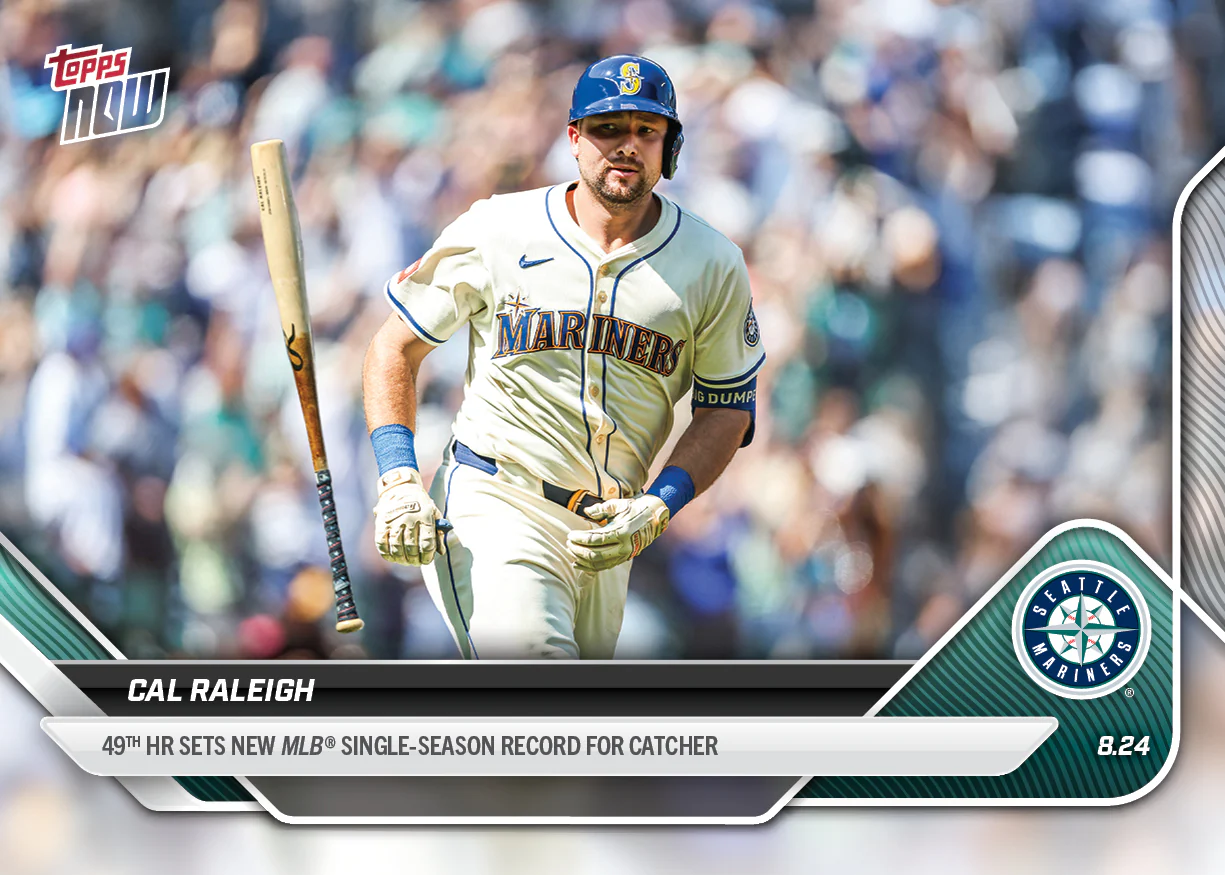 2025 Topps Now #604 Cal Raleigh