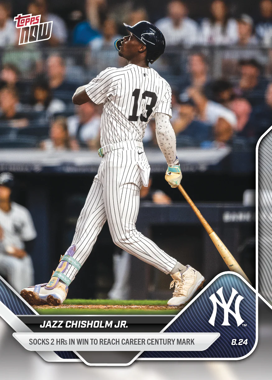 2025 Topps Now #606 Jazz Chisholm Jr.