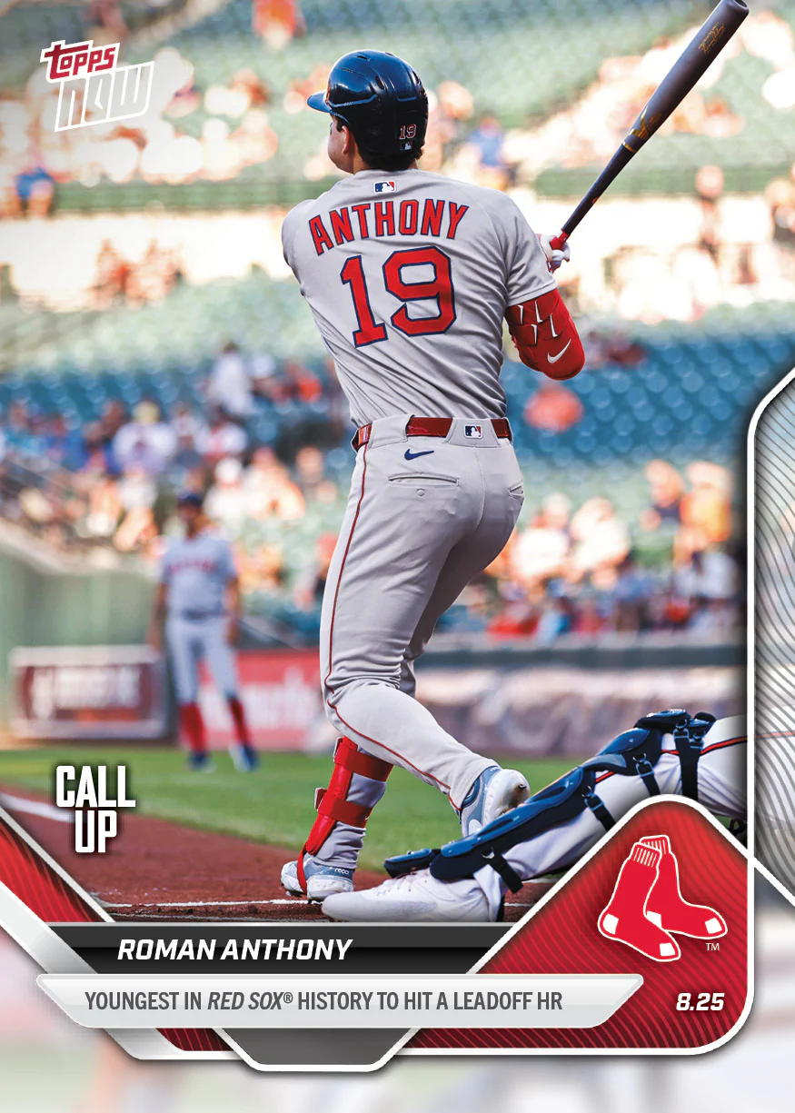 2025 Topps Now #607 Roman Anthony