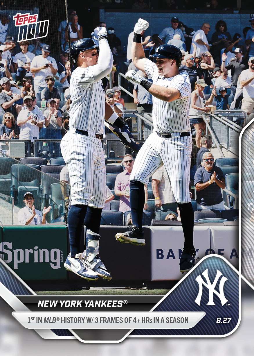 2025 Topps Now #615 New York Yankees