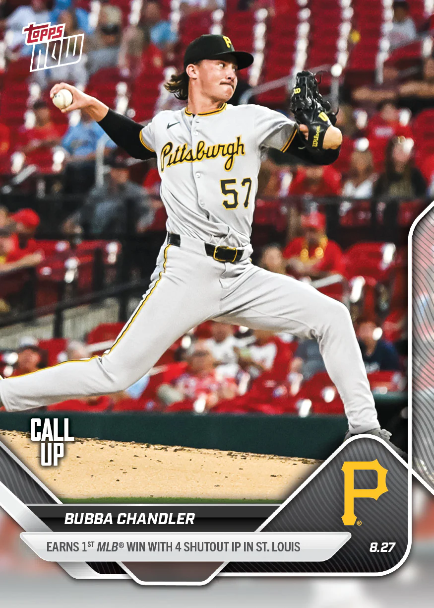 2025 Topps Now #617 Bubba Chandler