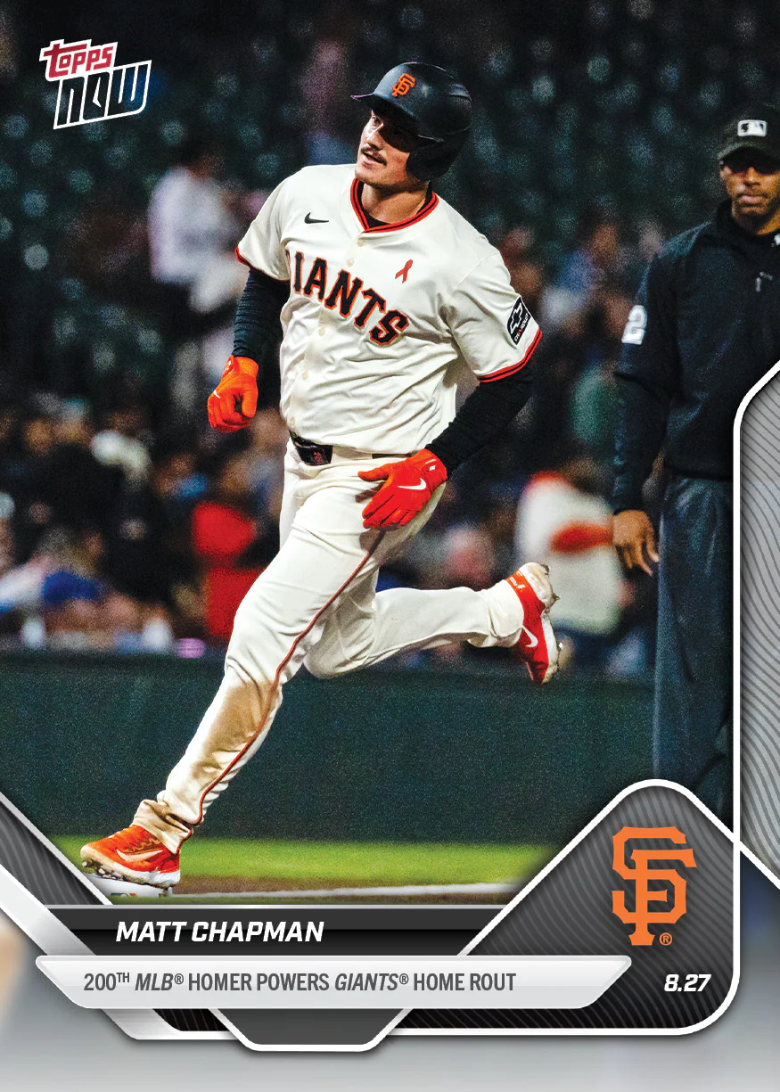 2025 Topps Now #619 Matt Chapman