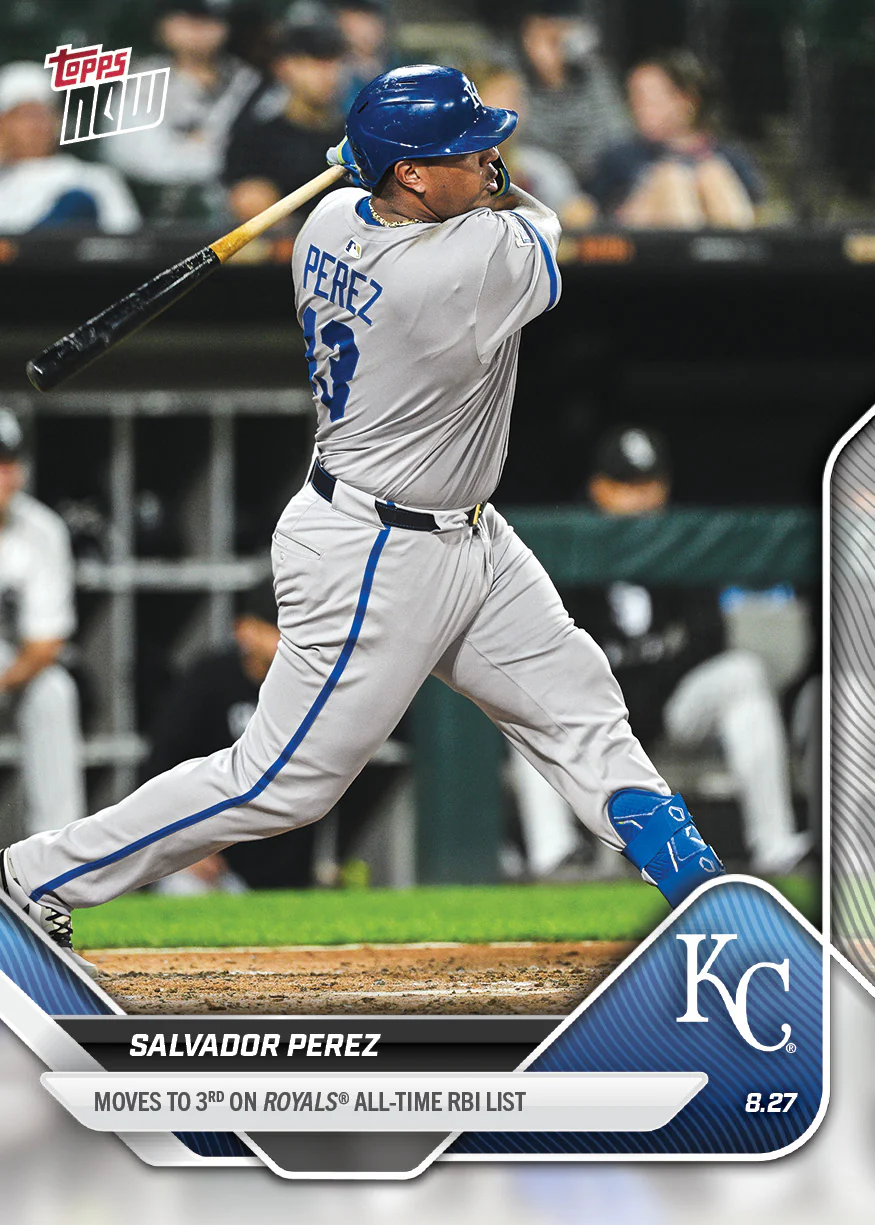 2025 Topps Now #620 Salvador Perez