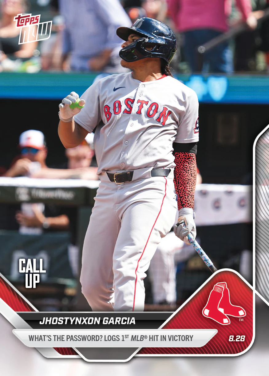 2025 Topps Now #622 Jhostynxon Garcia