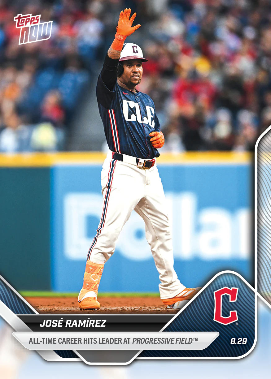 2025 Topps Now #627 José Ramírez