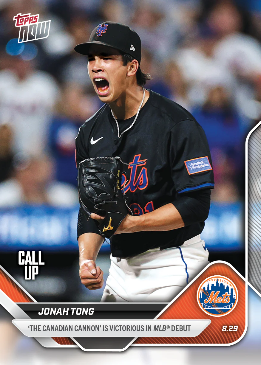 2025 Topps Now #628 Jonah Tong