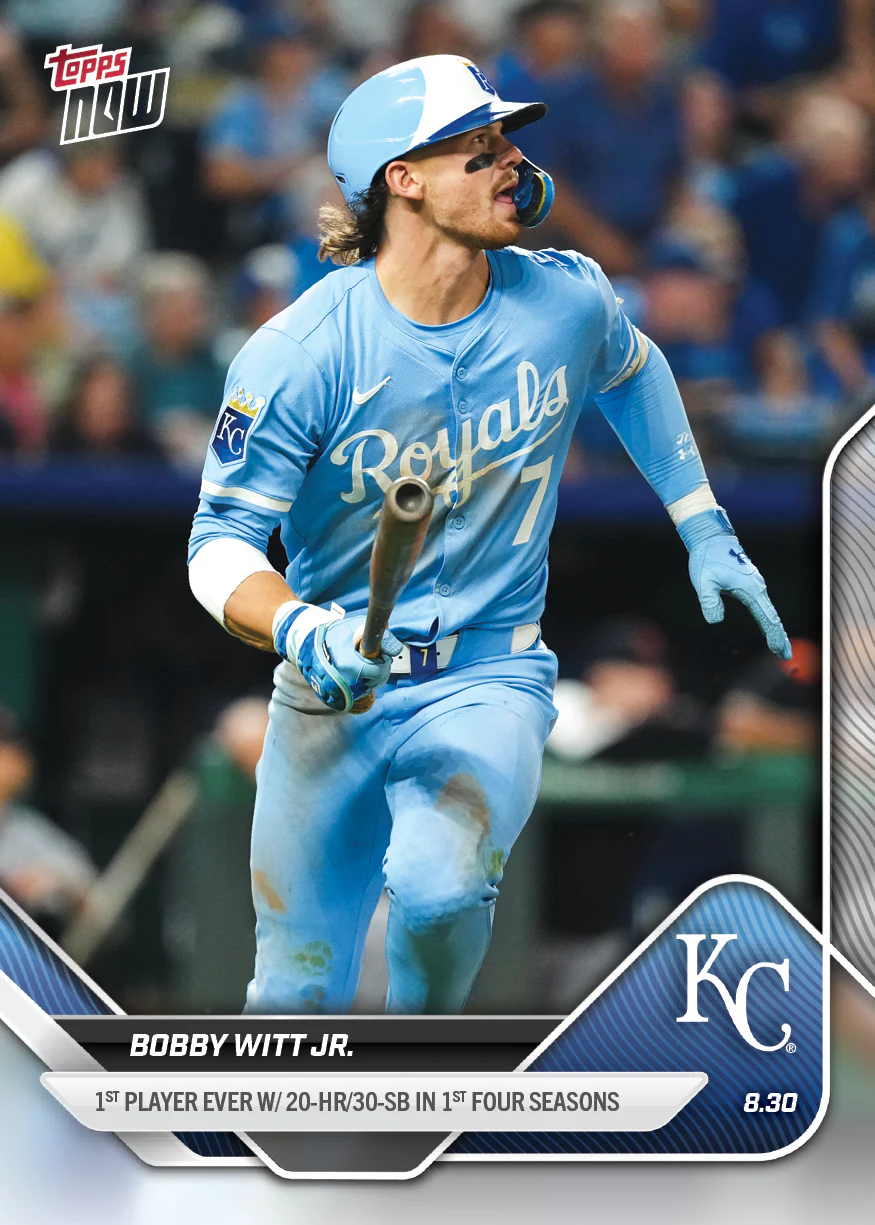 2025 Topps Now #633 Bobby Witt Jr.