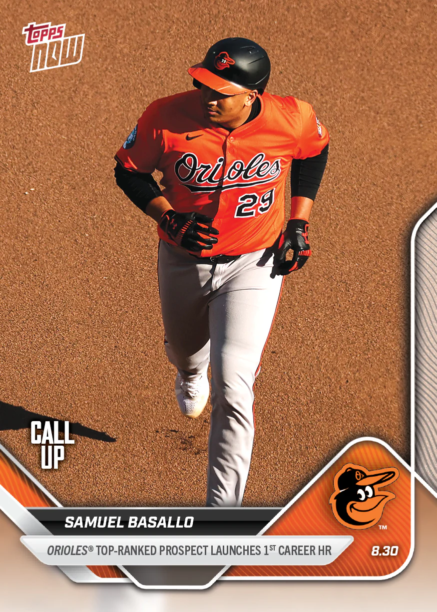 2025 Topps Now #634 Samuel Basallo