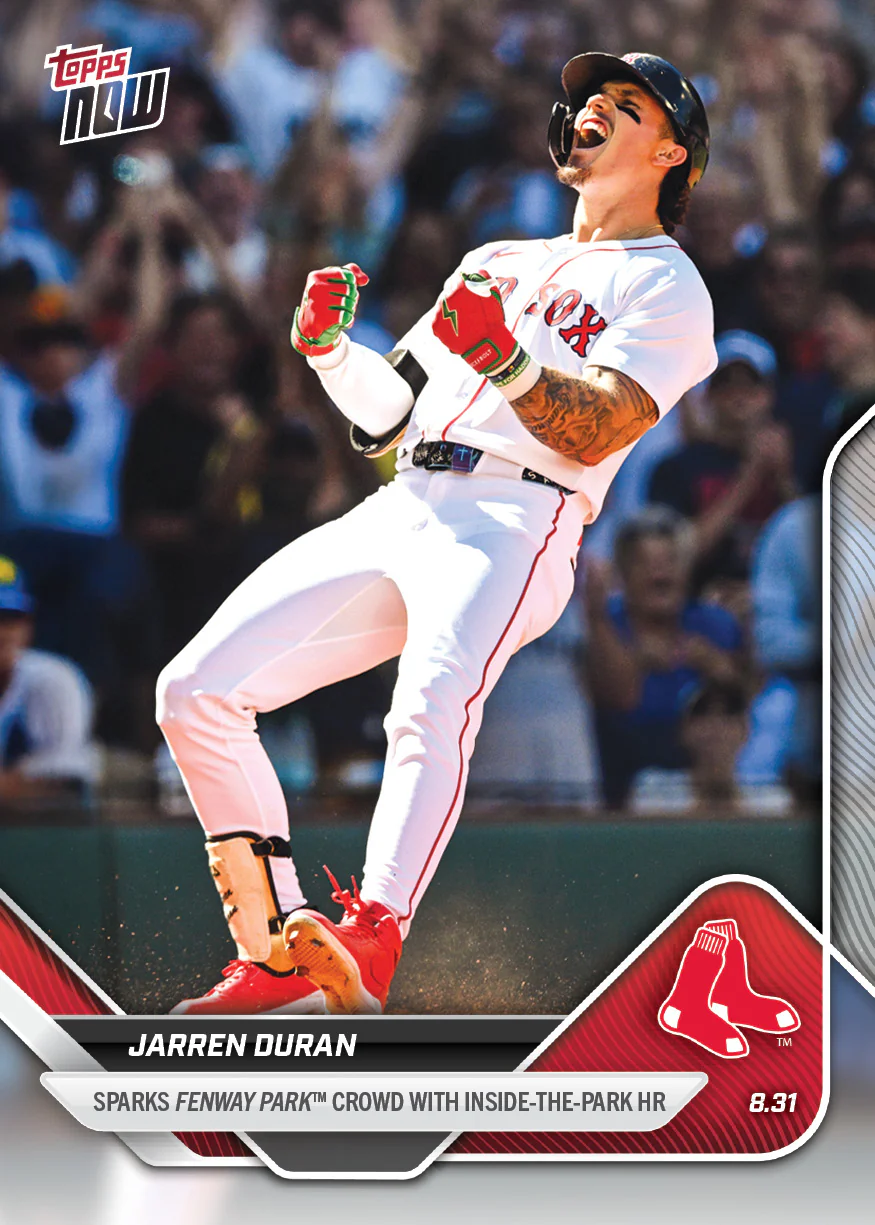 2025 Topps Now #636 Jarren Duran