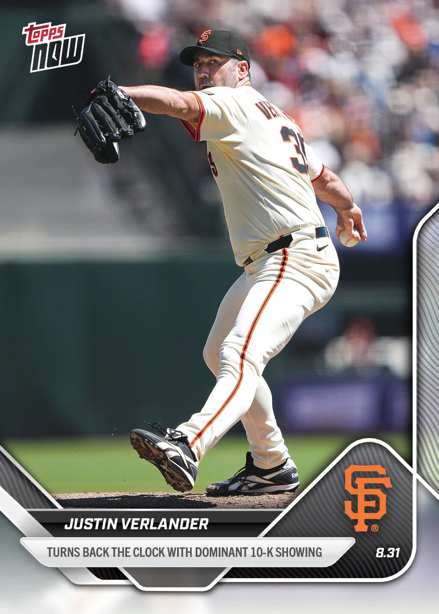 2025 Topps Now #639 Justin Verlander