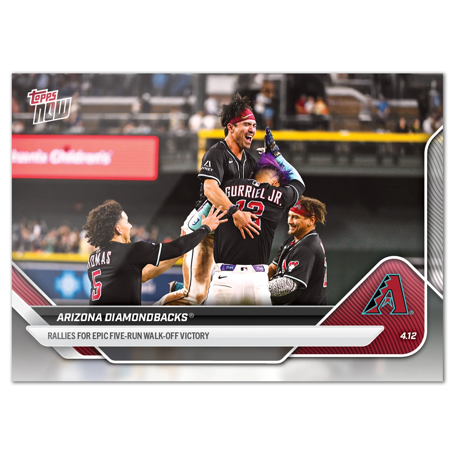 2025 Topps Now #64 Arizona Diamondbacks