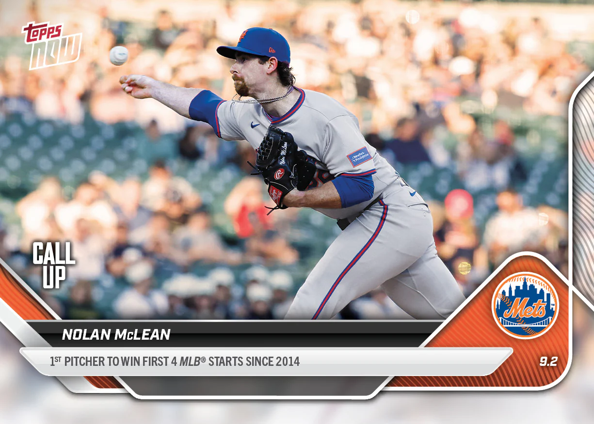 2025 Topps Now #651 Nolan McLean