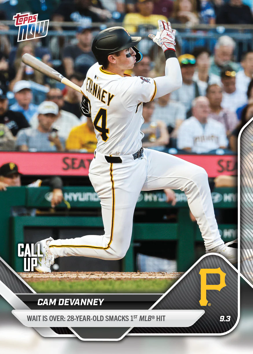 2025 Topps Now #654 Cam Devanney