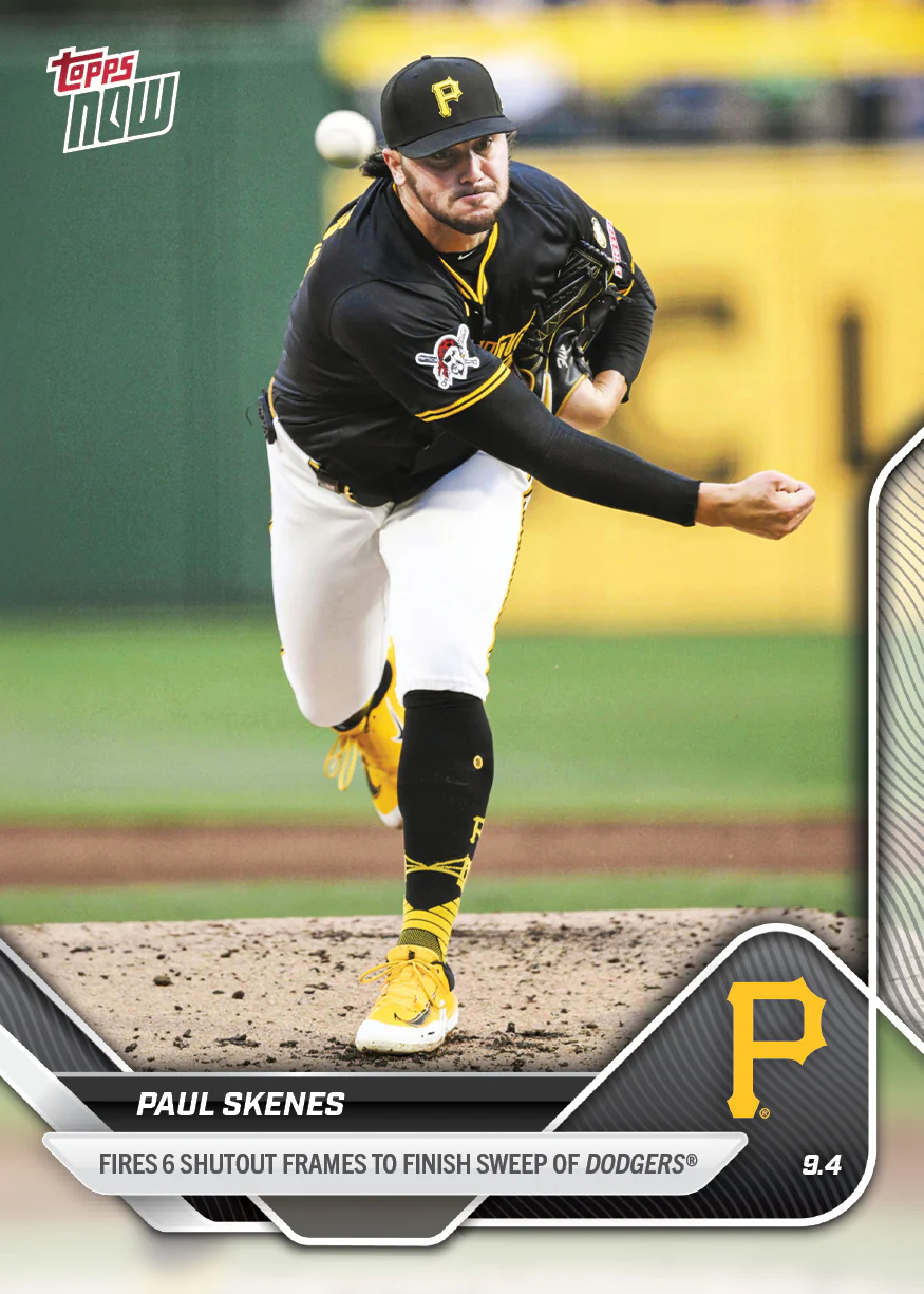 2025 Topps Now #656 Paul Skenes