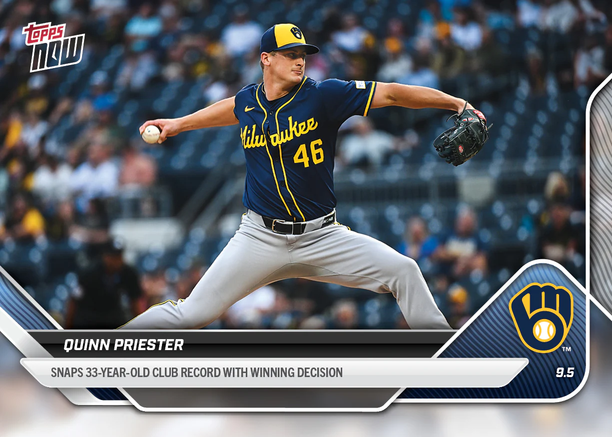 2025 Topps Now #661 Quinn Priester