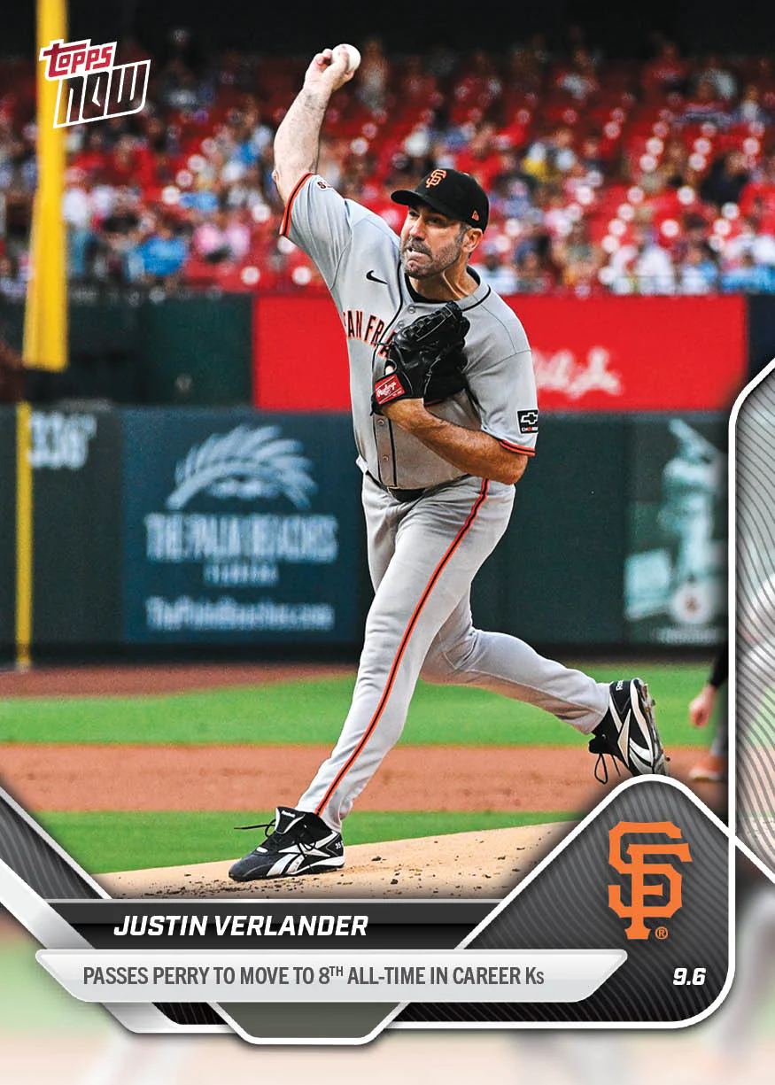 2025 Topps Now #667 Justin Verlander