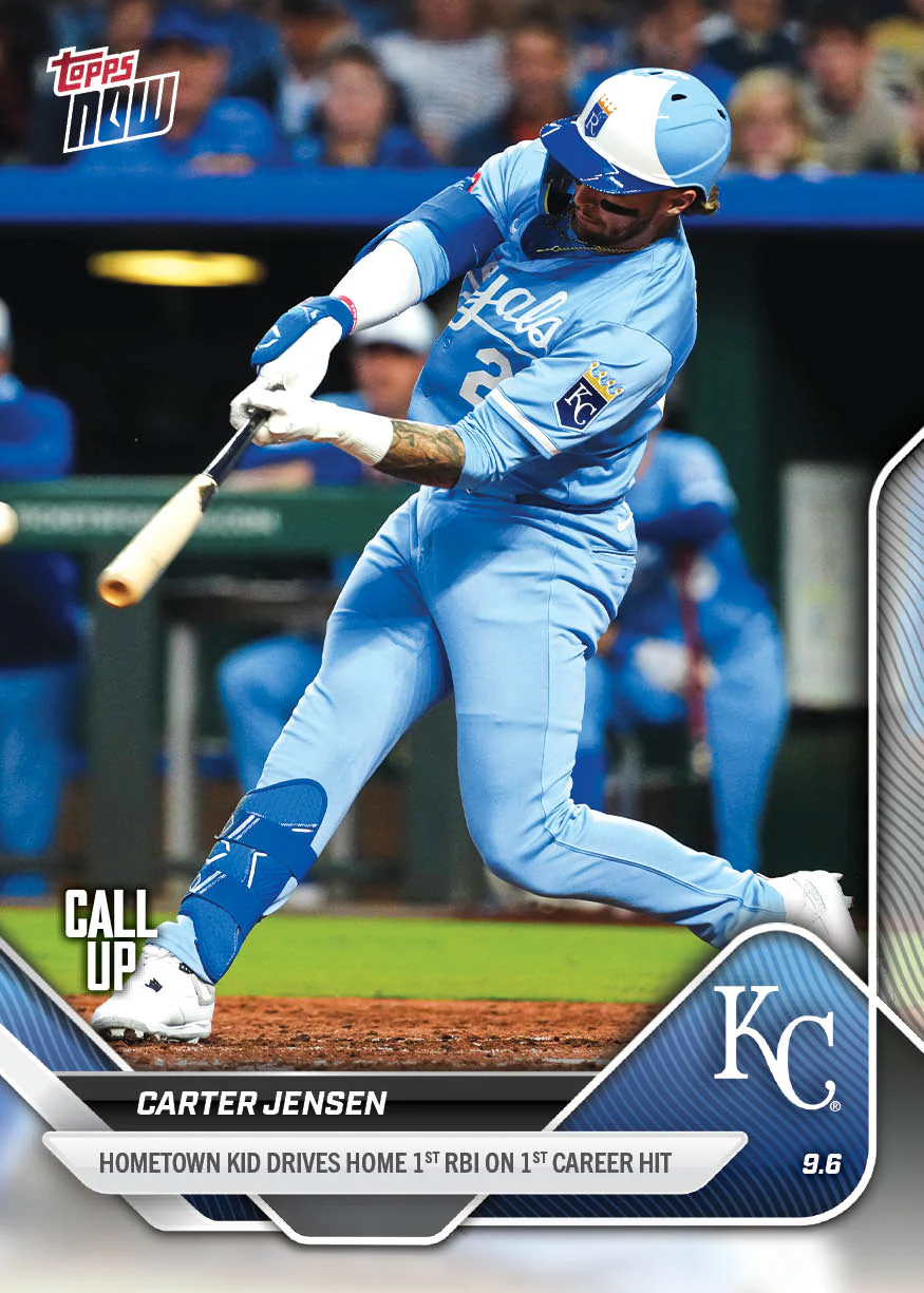 2025 Topps Now #668 Carter Jensen