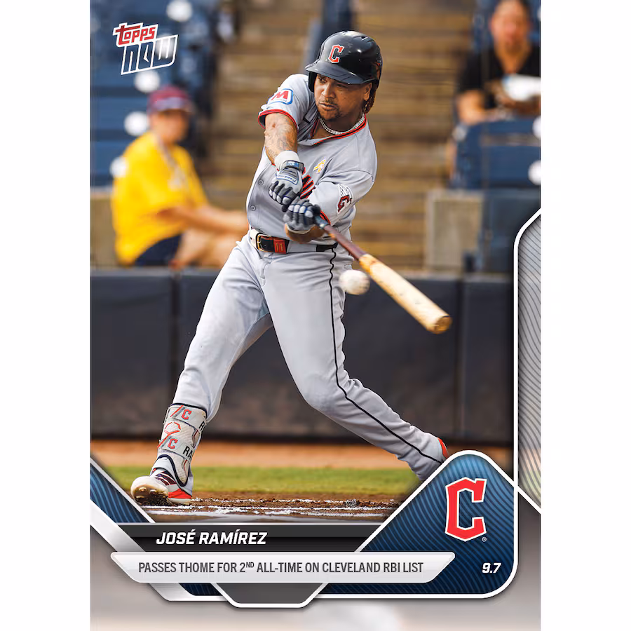2025 Topps Now #671 Jose Ramirez