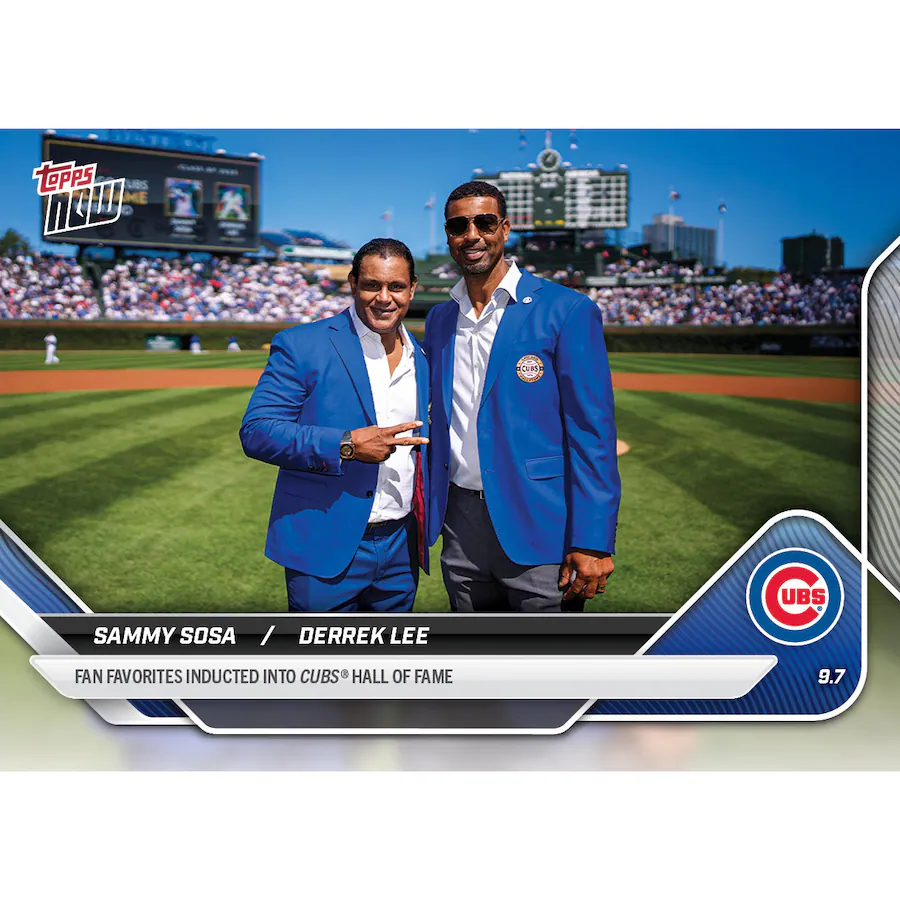 2025 Topps Now #676 Sammy Sosa / Derrek Lee