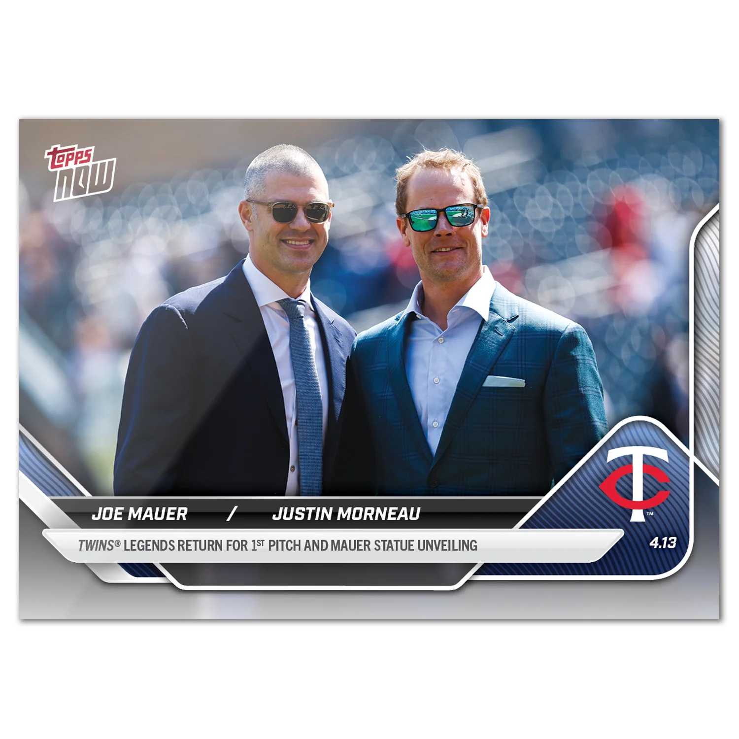 2025 Topps Now #68 Joe Mauer/Justin Morneau