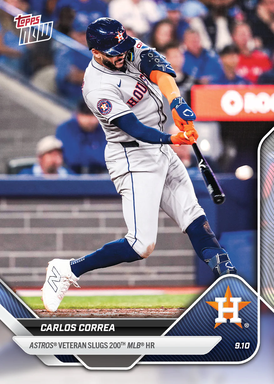 2025 Topps Now #689 Carlos Correa