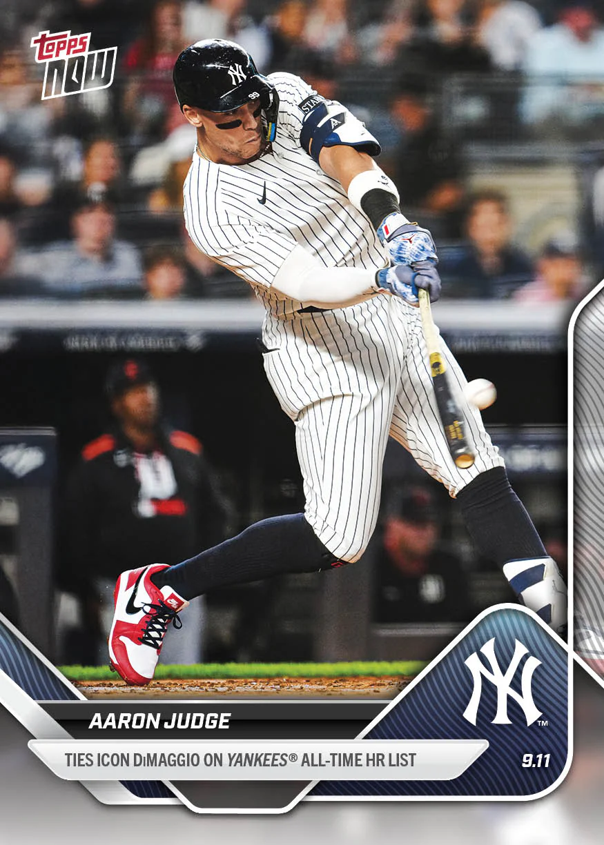 2025 Topps Now #695 Aaron Judge